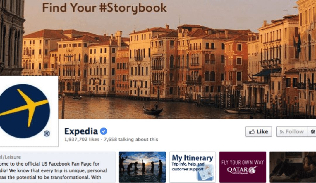 Facebook Content Strategy and Page Review: Expedia